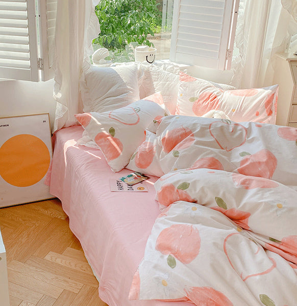 Cute Peach Bedding Set JK2840