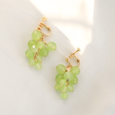 Sweet Grapes Earrings/Clips JK2714