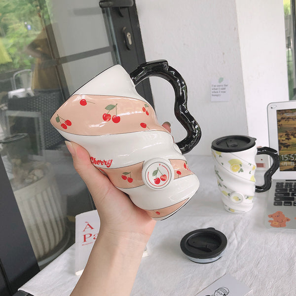 New Style Fruits Mug Cup JK2254
