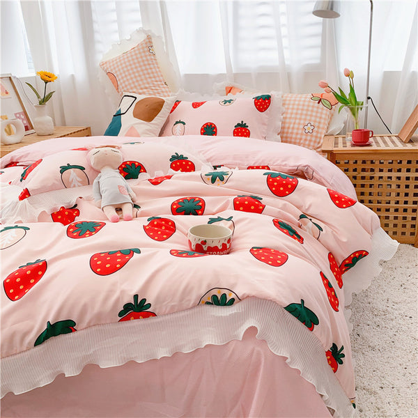 Sweet Strawberry Bedding Set JK2475