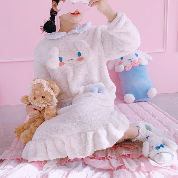 Cartoon Winter Pajamas Dress JK1895