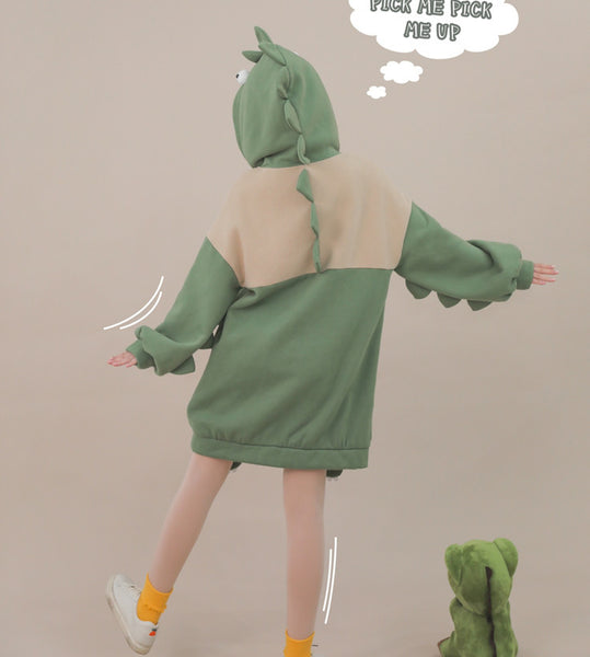 Lovely Green Monster Hoodie JK1945