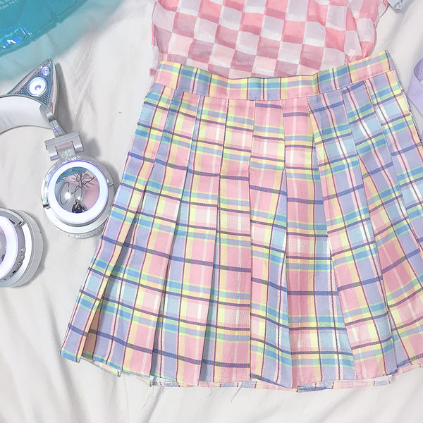 Fashion Plaid Skirt JK1845