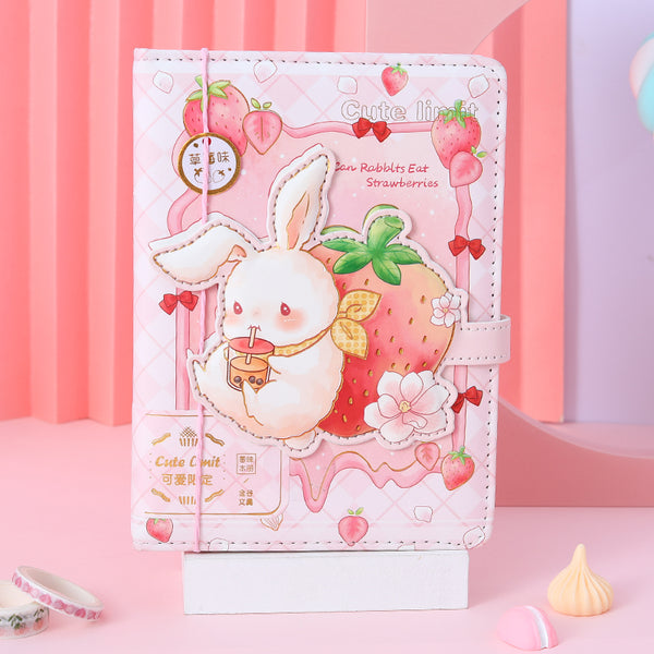 Strawberry Rabbit Notebook JK3137