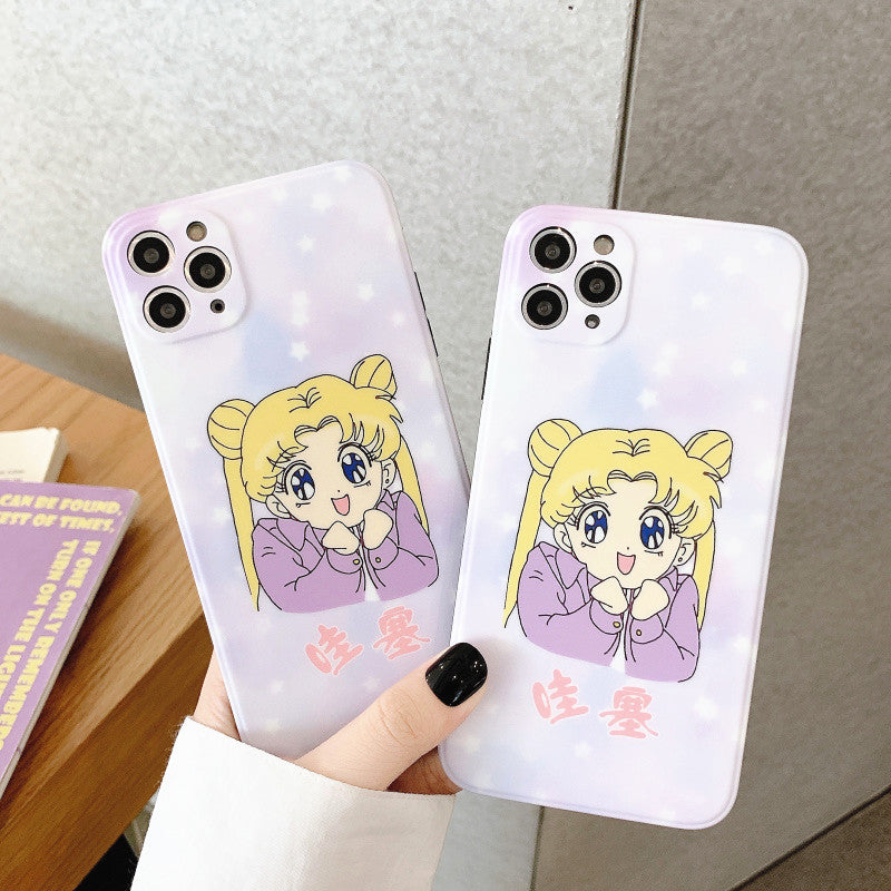Kawaii Sailormoon Phone Case for iphone 7/7plus/8/8P/X/XS/XR/XS Max/11/11 pro/11 pro max JK2447
