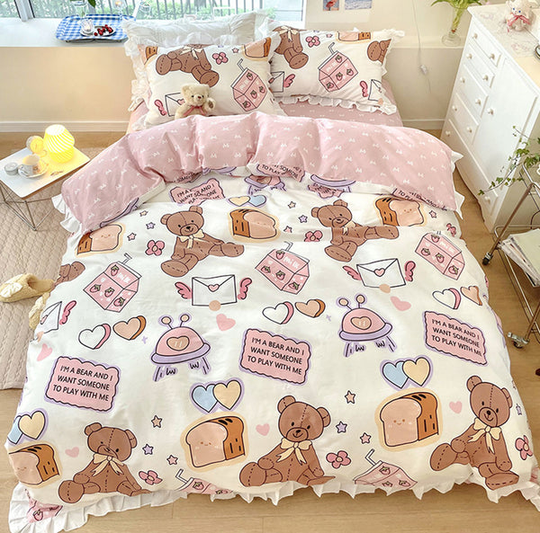 Lovely Bear Bedding Set JK2954