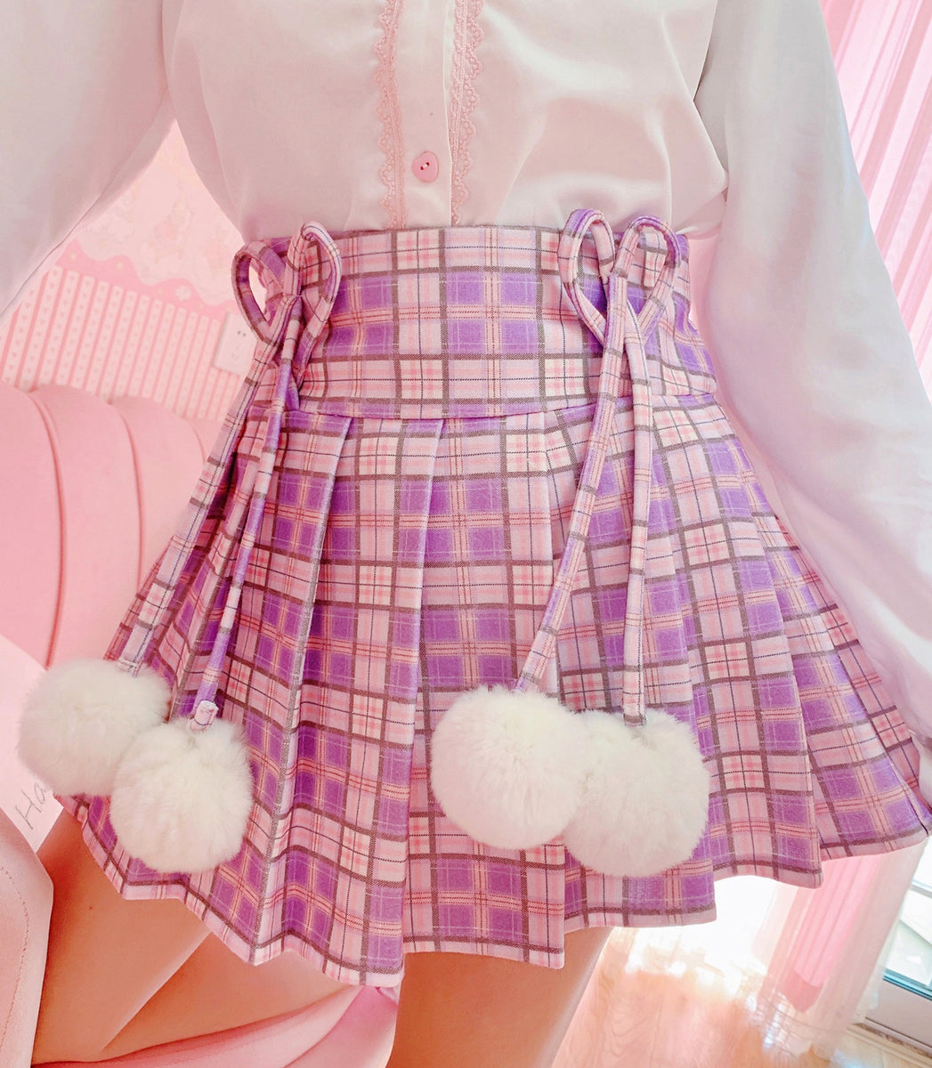 Fashion Girl Plaid Skirt JK2967 – Juvkawaii