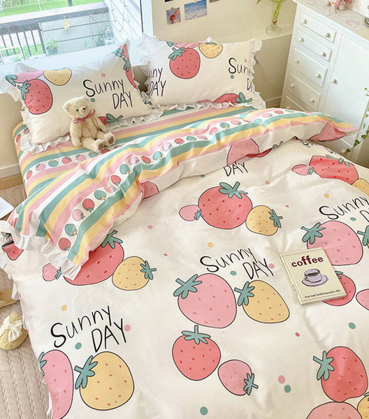 Fashion Strawberry Bedding Set JK2788