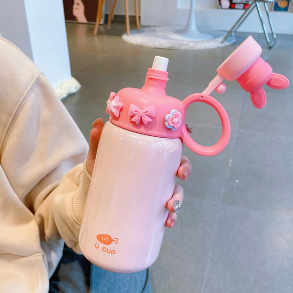 Cute Vacuum Water Bottle JK3075