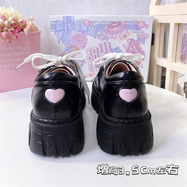 Fashion Lolita Heart Shoes JK3476