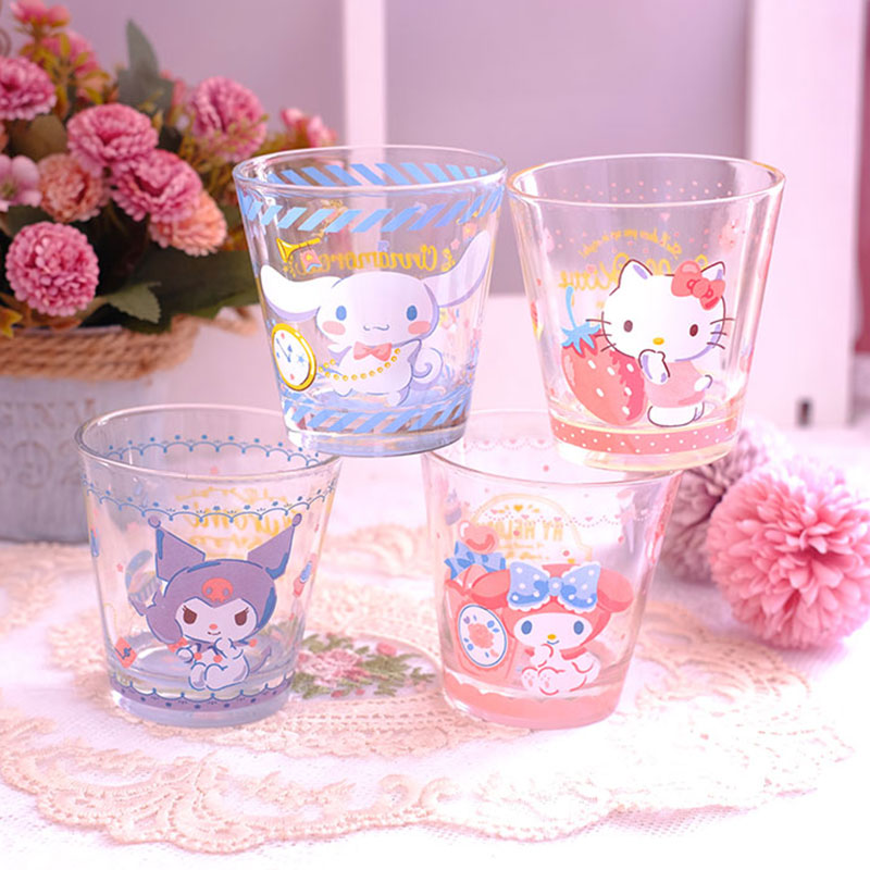 Cartoon Anime Glass Water Cup JK3102