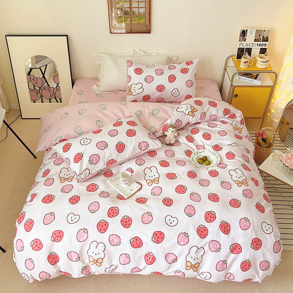 Fashion Strawberry Bedding Set JK3265