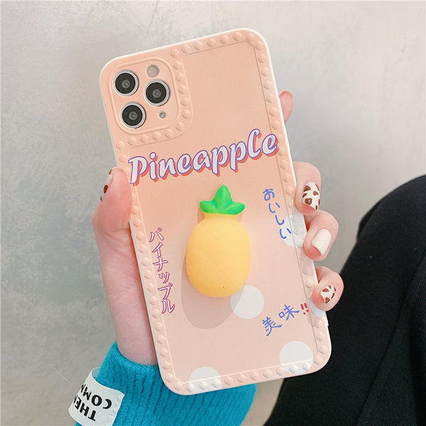 Sweet Strawberry Phone Case for iphone7/7plus/8/8P/X/XS/XR/XS Max/11/11 pro/11 pro max/12/12pro/12mini/12pro max JK2685