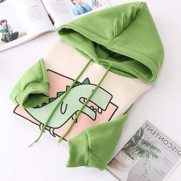 Cute Green Monster Hoodie JK1781