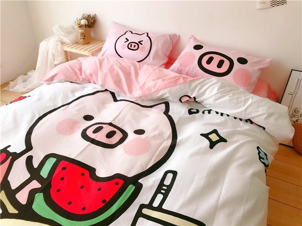 Lovely Pigs Bedding Set JK3181