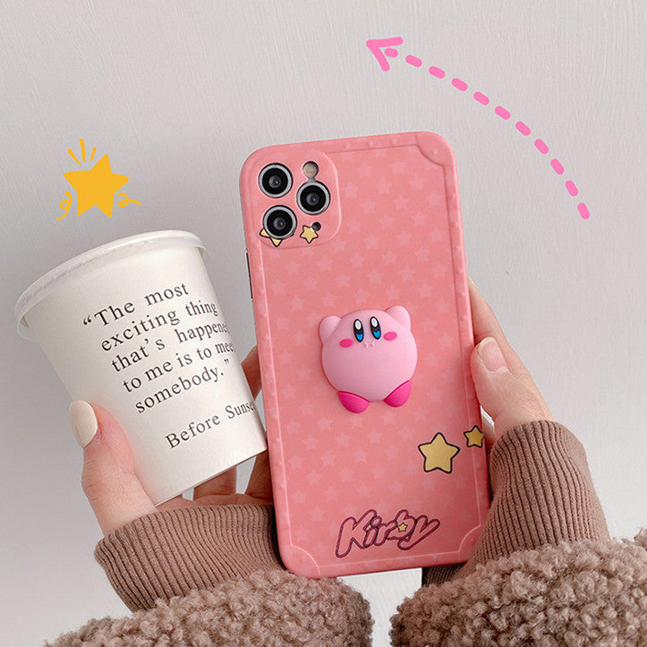 Kawaii Kirby Phone Case for iphone7/7plus/8/8P/X/XS/XR/XS Max/11/11 pro/11 pro max/12/12pro/12mini/12pro max JK2686