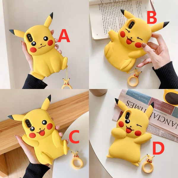 Lovely Pikachu Phone Case for iphone 6/6s/6plus/7/7plus/8/8P/X/XS/XR/XS Max JK1699