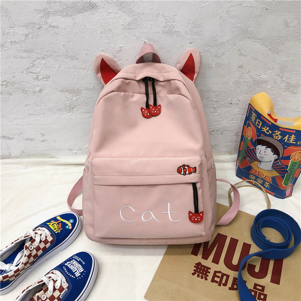 Lovely Cat Backpack JK2307