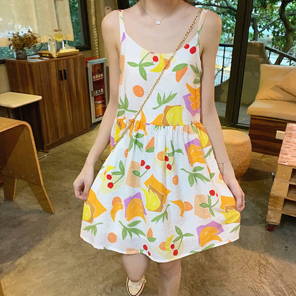 Sweet Fruits Orange One-piece Dress/T-shirt JK1595