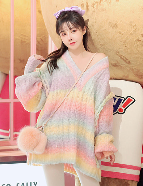 Fashion Rainbow Sweater JK2862