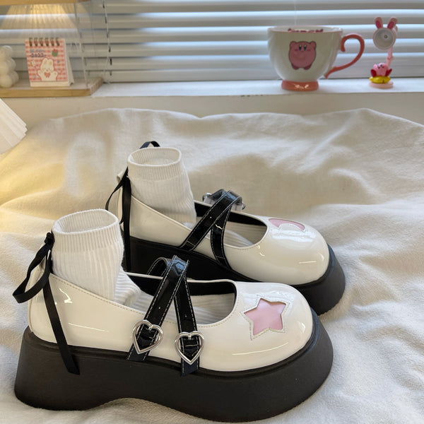 Cute Moon and Star Lolita Shoes JK3076