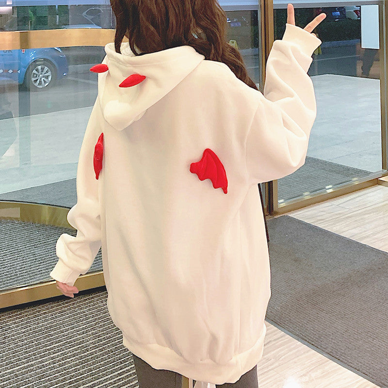 Cute Devil Girl Hoodie JK2570 – Juvkawaii