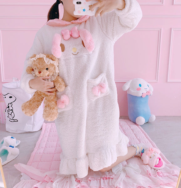 Cartoon Winter Pajamas Dress JK1895