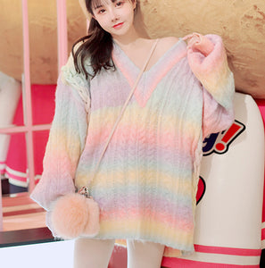 Fashion Rainbow Sweater JK2862