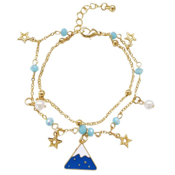 Fujisan and Stars Bracelet JK1596