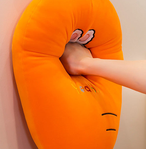Kawaii Carrot Plush Hold Pillow JK3125