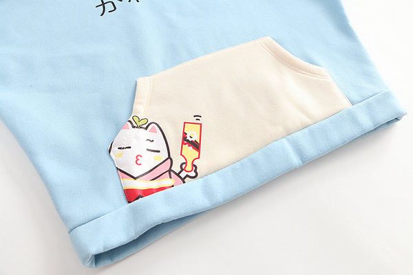 Soft Sakura Cat Girl Hoodie JK1588