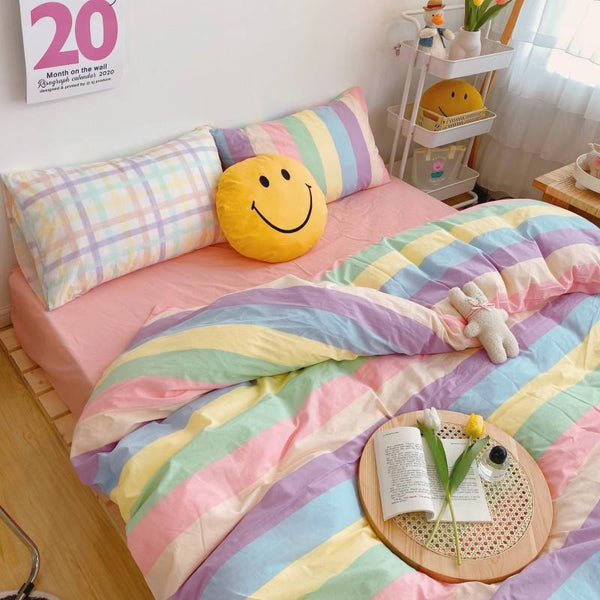 Fashion Rainbow Bedding Set JK2386