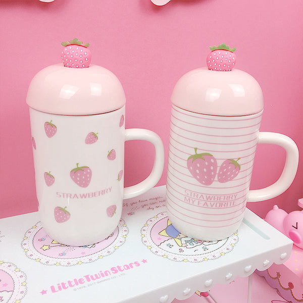 Cute Strawberry Water Cup JK2422