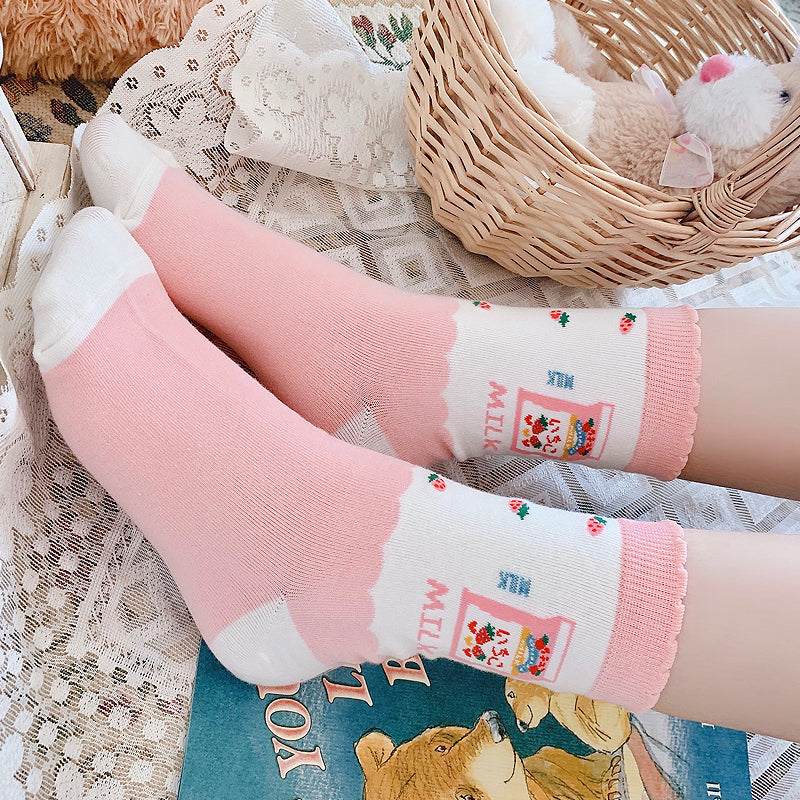 Cute Strawberry Socks JK2416
