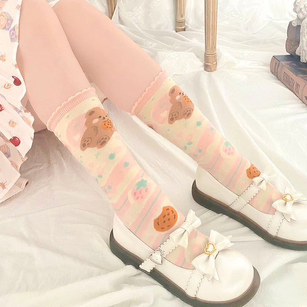 Lovely Bear Socks JK3171