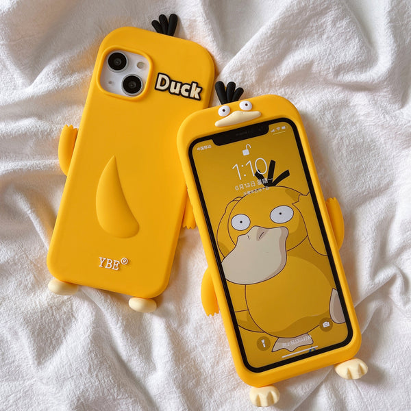 Cute Duck Phone Case for iphone 7/7plus/8/8P/X/XS/XR/XS Max/11/11pro/11pro max/12/12pro/12pro max/12mini/13/13pro/13pro max JK3211