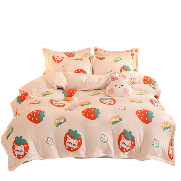 Fashion Strawberry Bedding Set JK2946