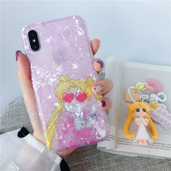 Lovely Sailormoon Phone Case for iphone 6/6s/6plus/7/7plus/8/8P/X/XS/XR/XS Max JK1653