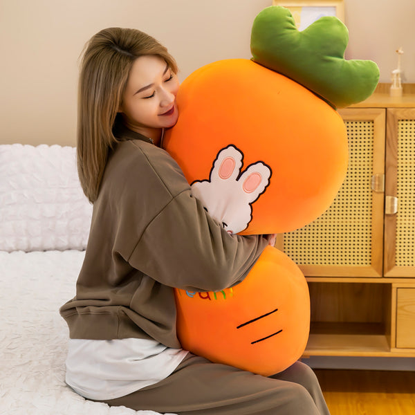 Kawaii Carrot Plush Hold Pillow JK3125