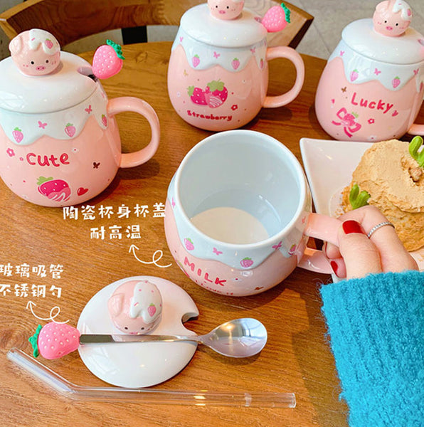 Sweet Strawberry Mug Cup JK2782