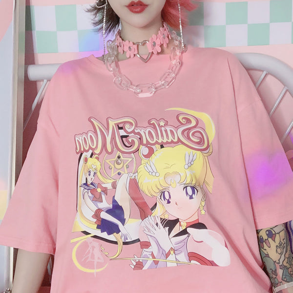 New Style Loose Sailormoon T-shirt JK1645