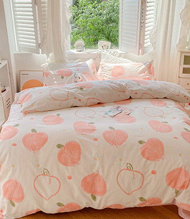 Cute Peach Bedding Set JK2840