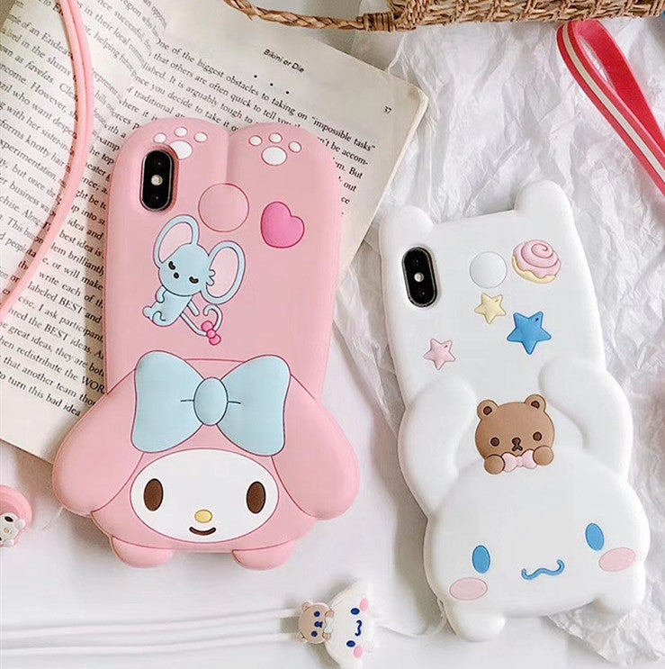 Kawaii Cinnamoroll and My Melody Phone Case for iphone 6/6s