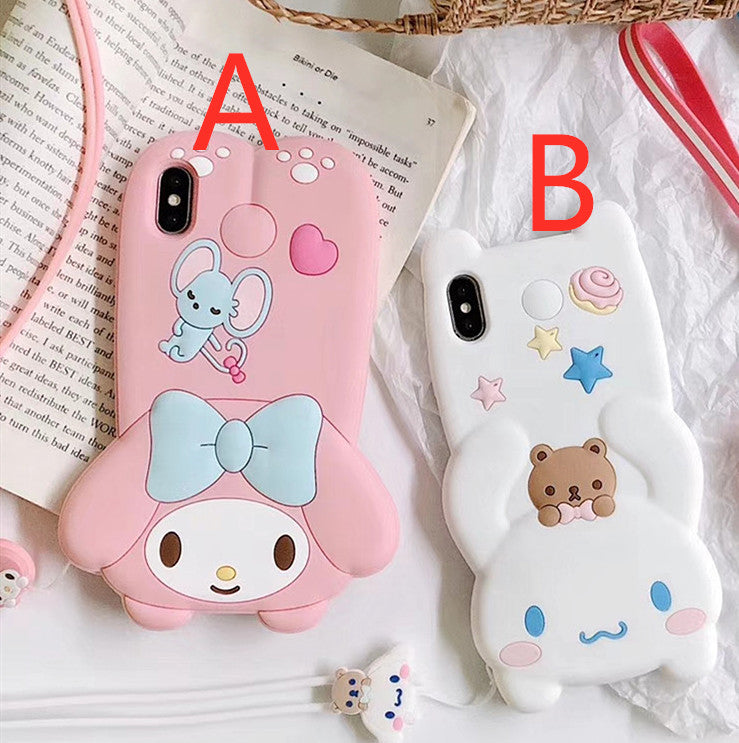 Kawaii Cinnamoroll and My Melody Phone Case for iphone 6/6s