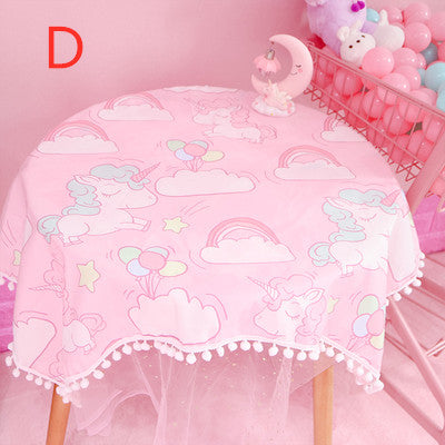 Cute Luna Table Cloth JK1355