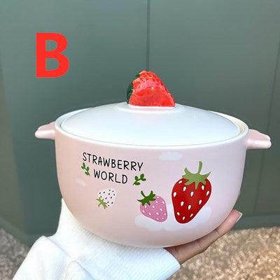 Sweet Strawberry Printed Bowl JK2428