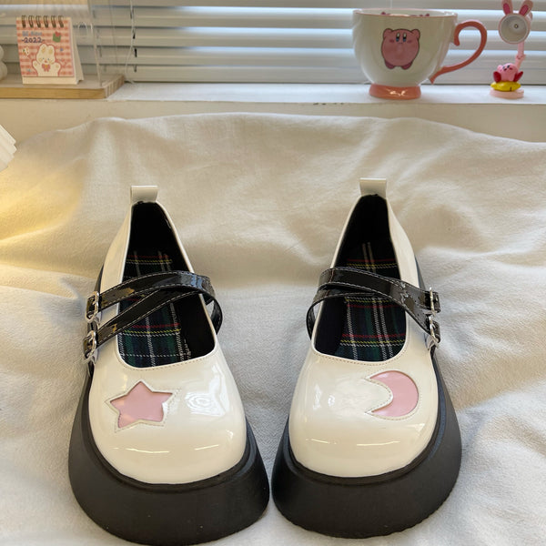 Cute Moon and Star Lolita Shoes JK3076
