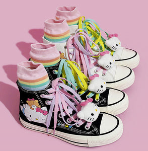 Fashion Kitty Canvas Shoes JK3504