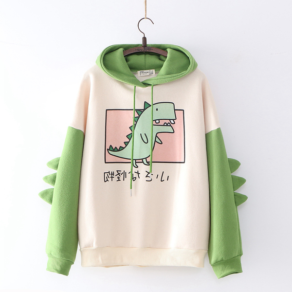 Cute Green Monster Hoodie JK1781