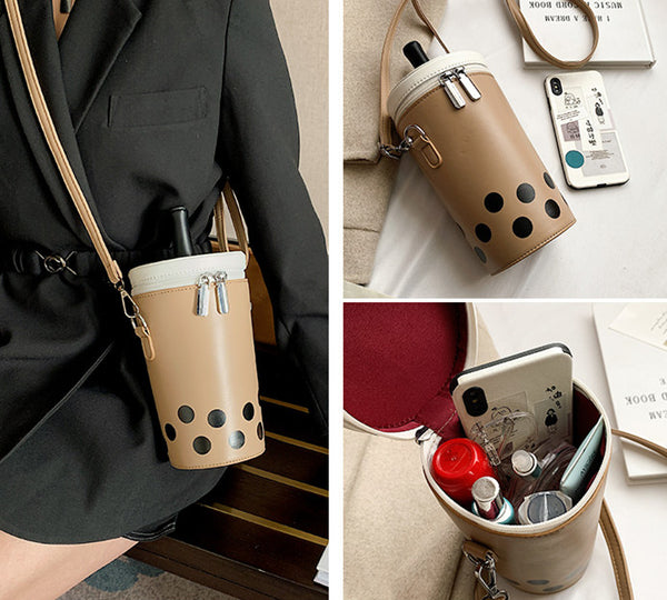 Cute Bubble Tea Shoulder Bag JK3084
